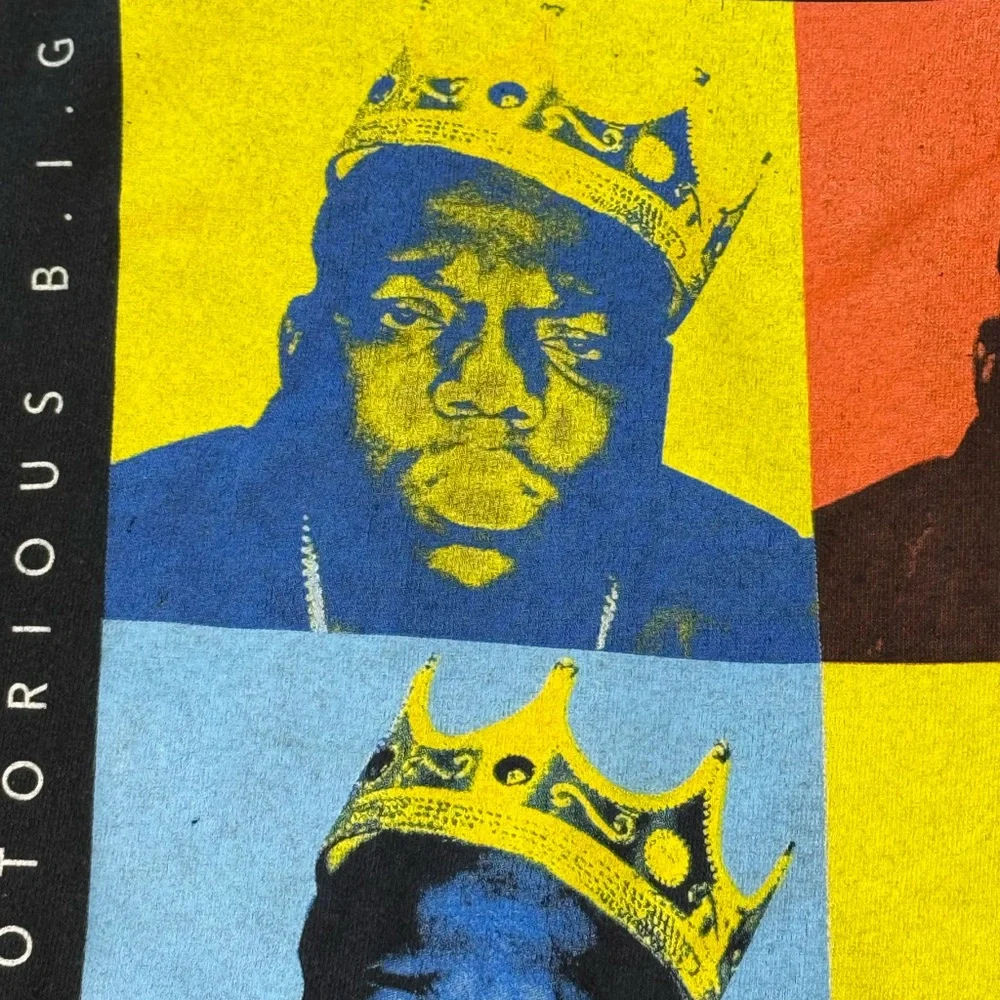 Notorious BIG‎ graphic Tee XL Black